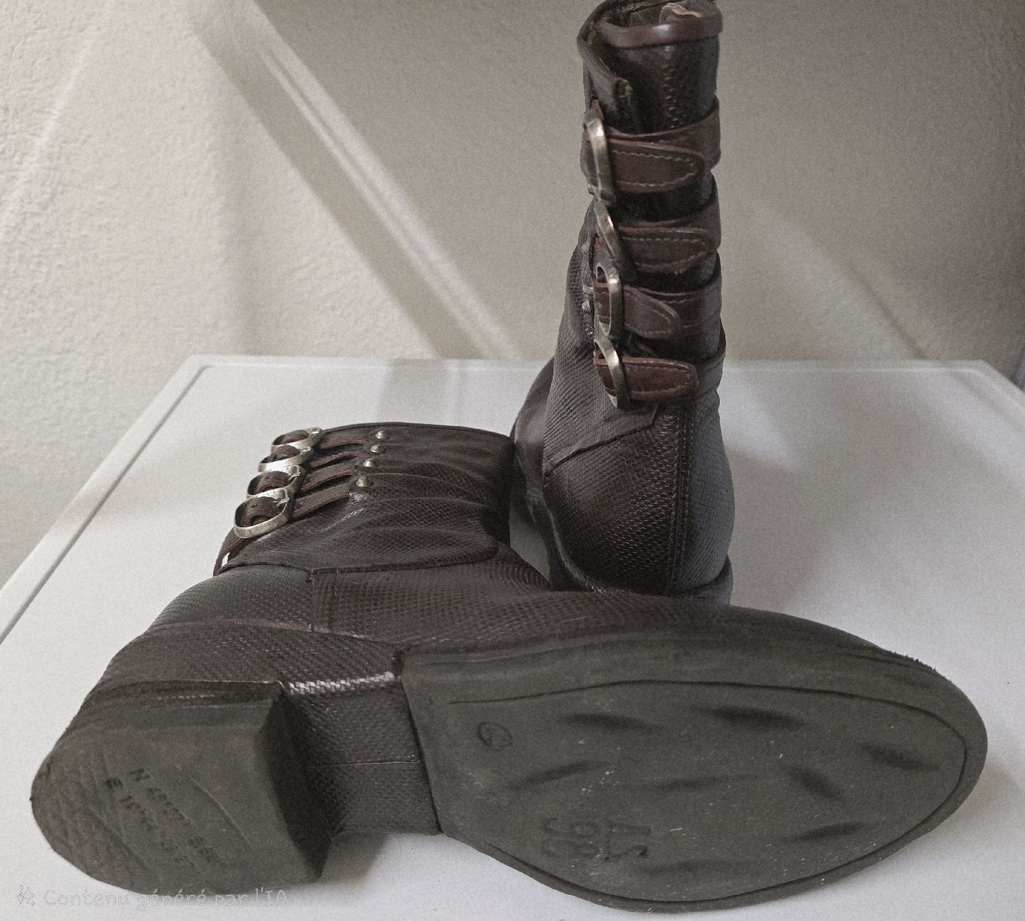 A.S.98 Scarpe da donna: Bottines en cuir véritable, marron foncé, 40 – Nuovo e nell'imballaggio originale da La Neuveville venduto da Diamise 2