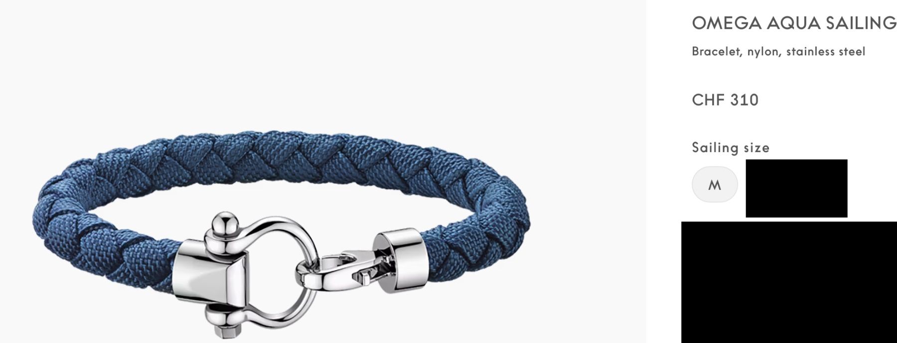 Omega Bracciali & Braccialetti: Omega Armband Sailor Kollektion – Nuovo e nell'imballaggio originale da Luterbach venduto da sodeli01 1