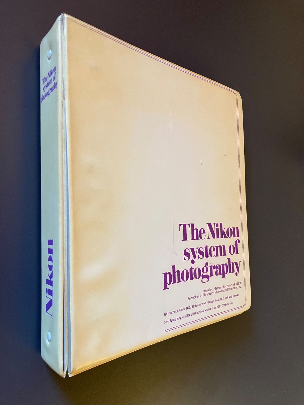 Bücher: 2 original NIKON SalesManual Ordner-1960er und 1970er Jahre – Gebraucht aus Eschlikon TG von mixvit 1