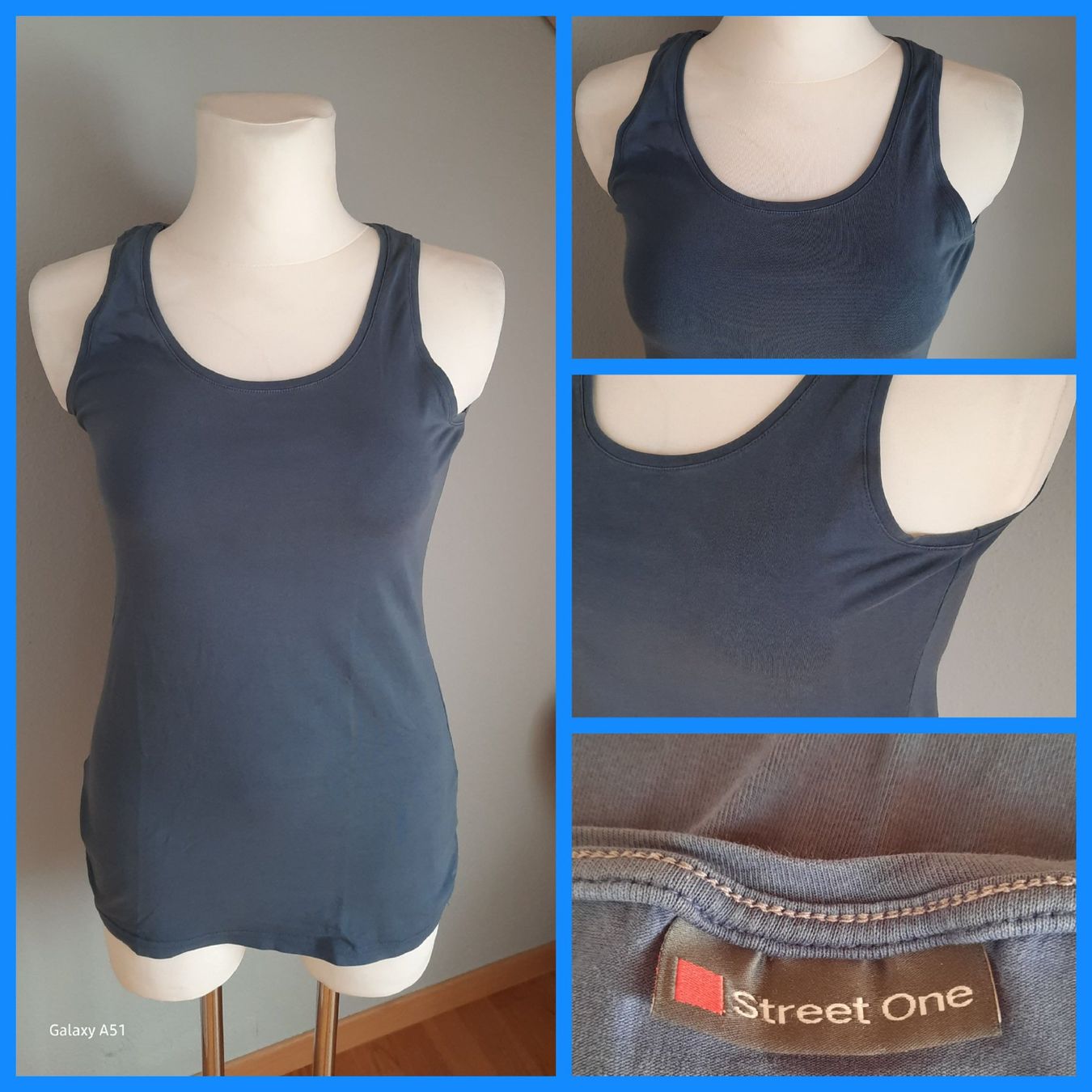 Top: ***STREET ONE*** Top blau Gr 44 – Usato da Wädenswil venduto da H2H_Secondhandshop