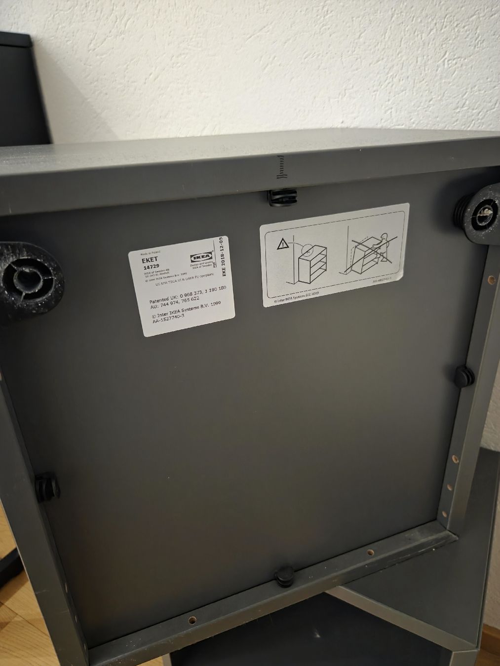 Ikea Regale: Regal grau IKEA EKET 2x  – Gebraucht aus Uezwil von Jillenzio 1