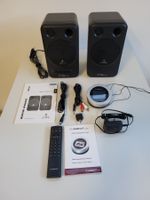 Behringer MS16 Studiomonitor mit Albrecht DAB Adapter