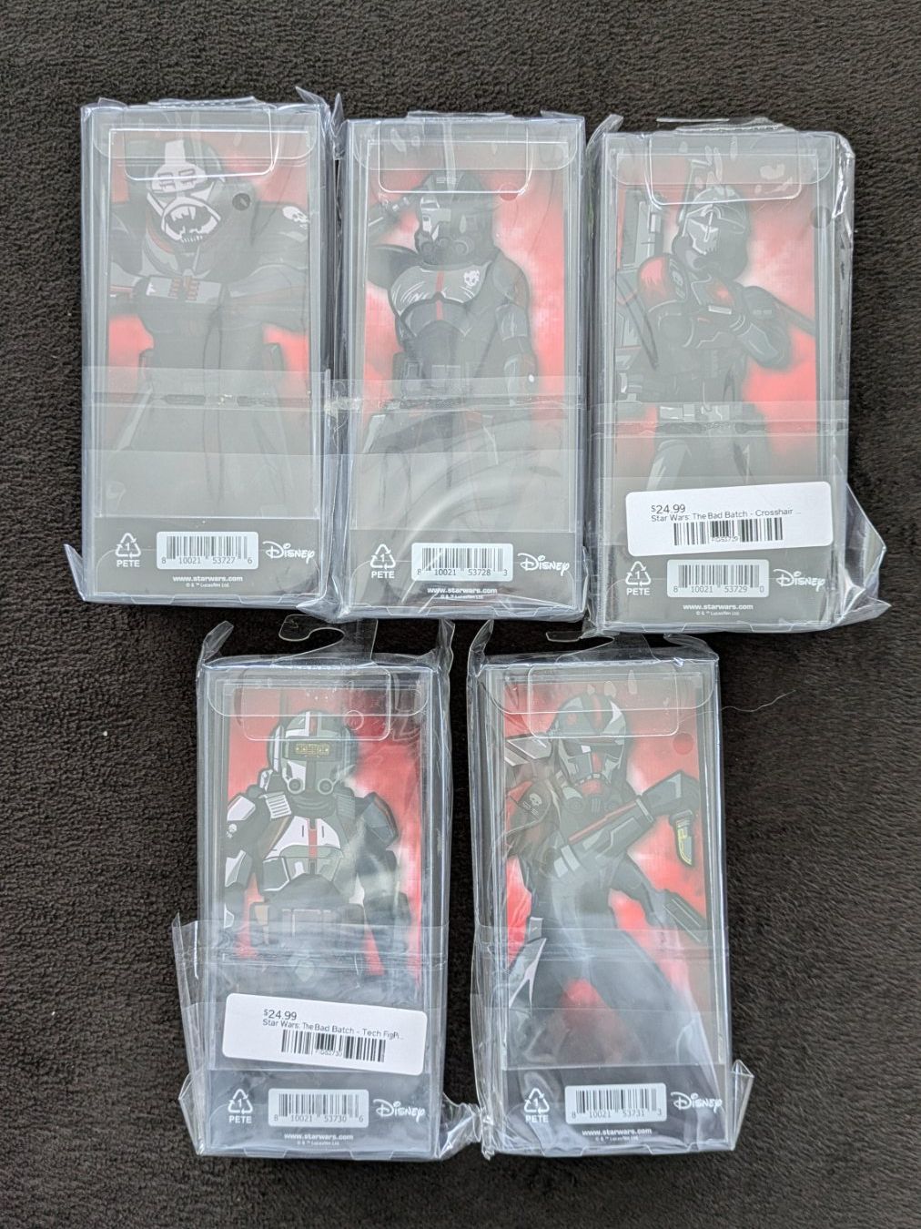 Figuren: 5x FigPin - Star Wars - The Bad Batch #766-#770 – Neu und originalverpackt aus Obfelden von RCO85 1