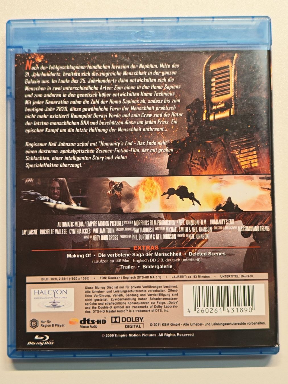 Alle DVDs: Humanity's End - Das Ende naht – Gebraucht aus Liestal von Kratzilla 2