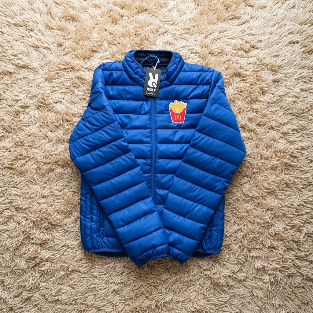 Vestes: Doudoune Roly bleue 🍟 mac do Taille M – Neuf avec emballage d'origine à Plan-les-Ouates par Skyesvintage