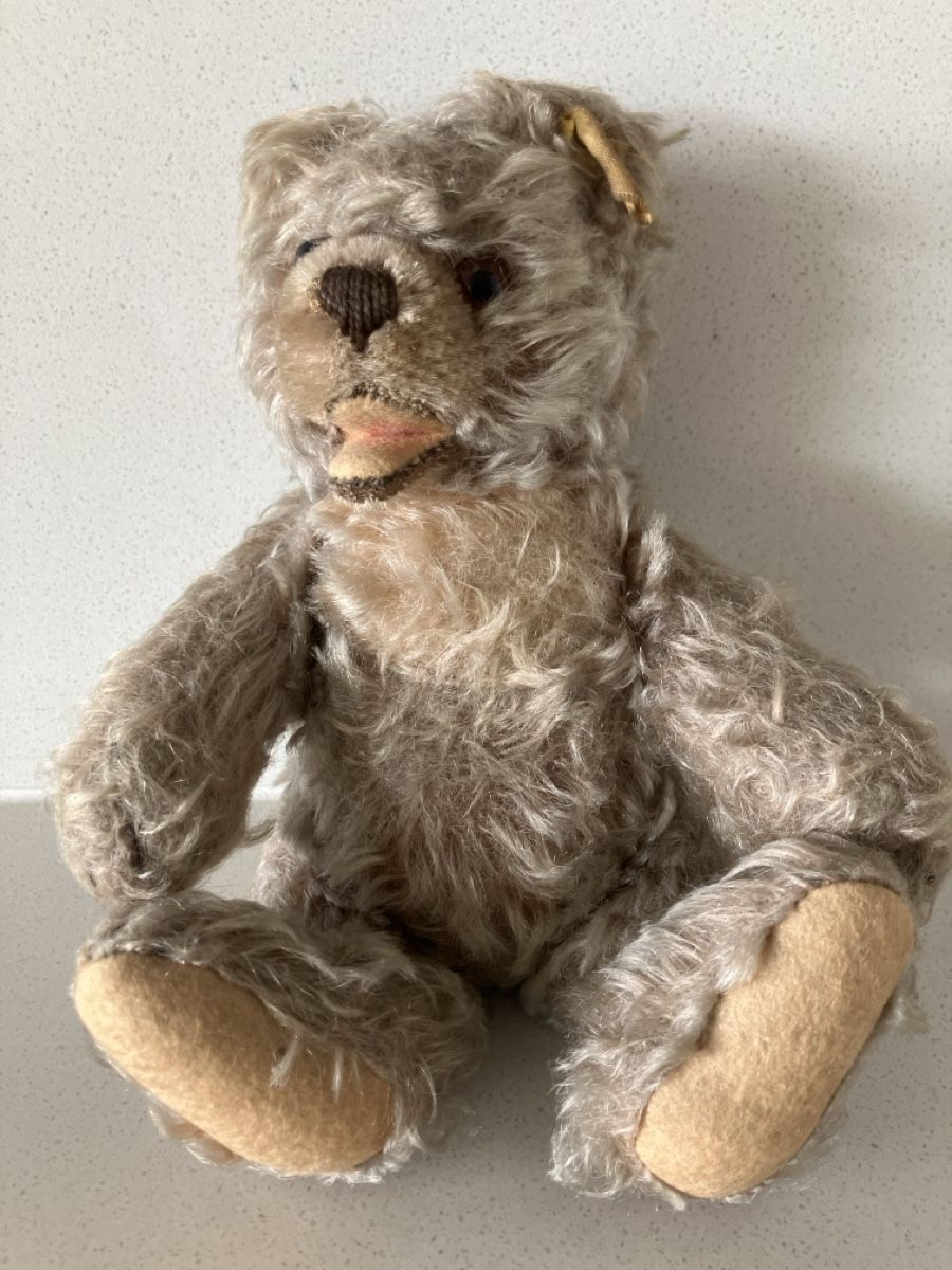 Steiff Spielzeuge: Teddybär Steiff mit offenem Mund – Gebraucht aus Zürich von Combat02