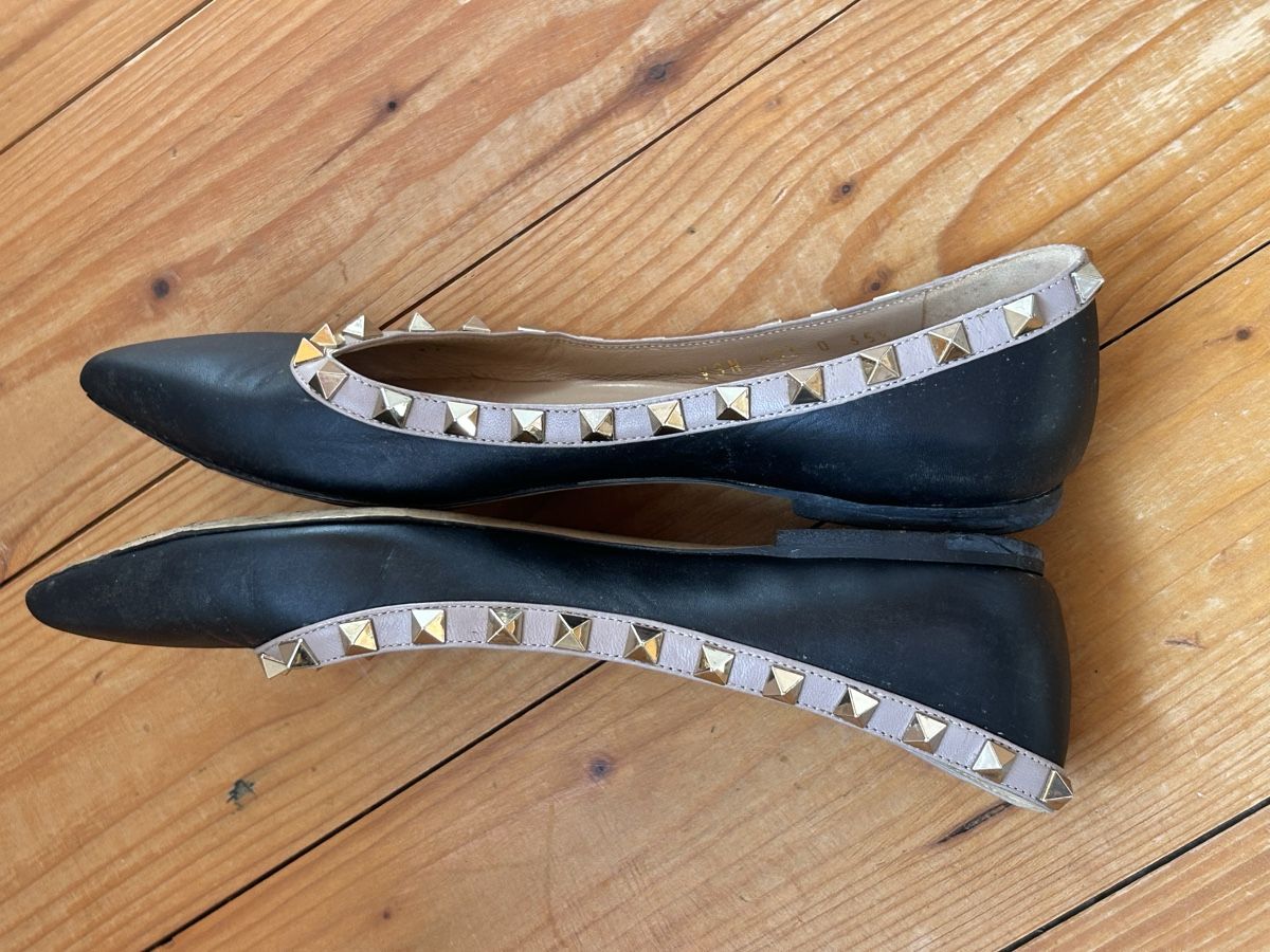 Valentino Scarpe da donna: Valentino Black Stud Ballerina – Usato da St.Josefen venduto da lop_lh8d 6