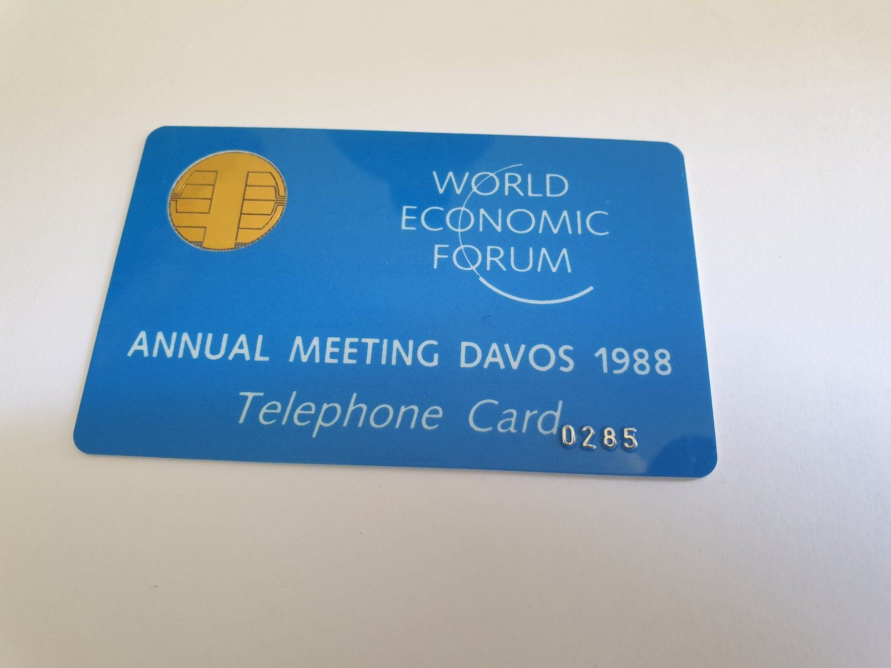 Telefon- & Taxkarten: WEF 1988 – Gebraucht aus Rain von chesz