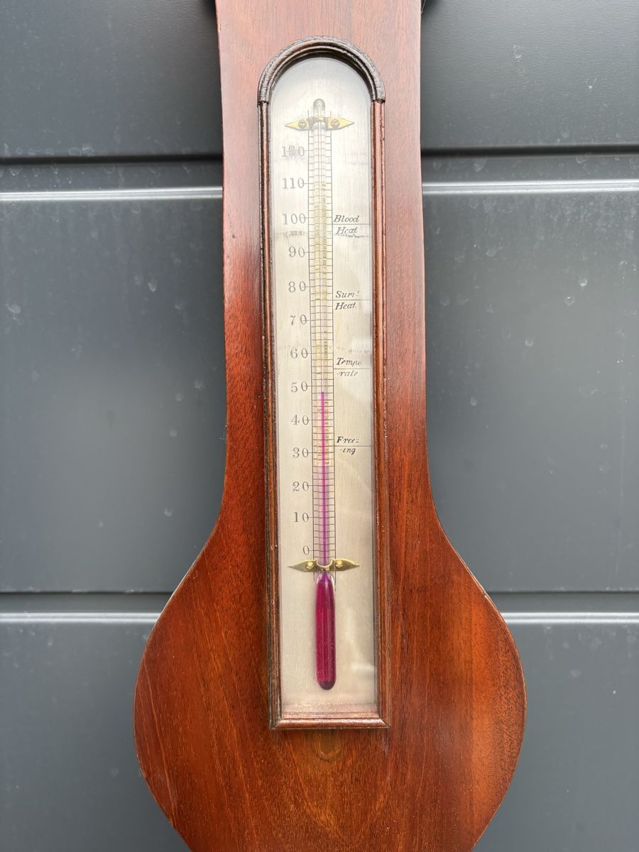 Altri elettrodomestici e apparecchi d’epoca: Antikes Barometer/Thermometer aus Holz – Usato da Gündisau venduto da Gregory-dean 2