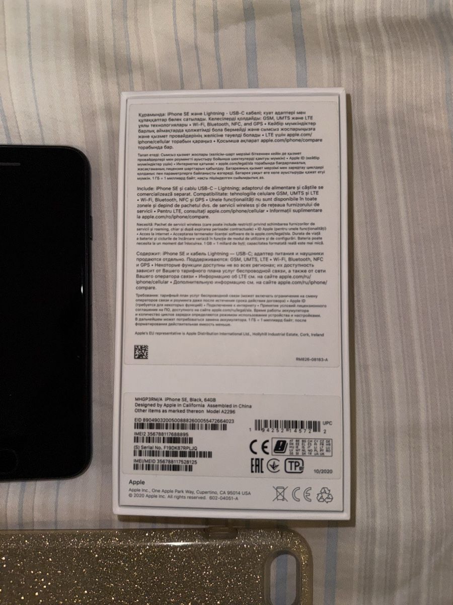 Apple Telefoni cellulari / Smartphones: iPhone SE 3rd Gen 64GB Black with box and case – Usato da Galgenen venduto da Nicki40 4