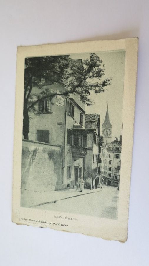 Cartoline postali: Zürich - 1928 – Usato da Jona venduto da centumprata