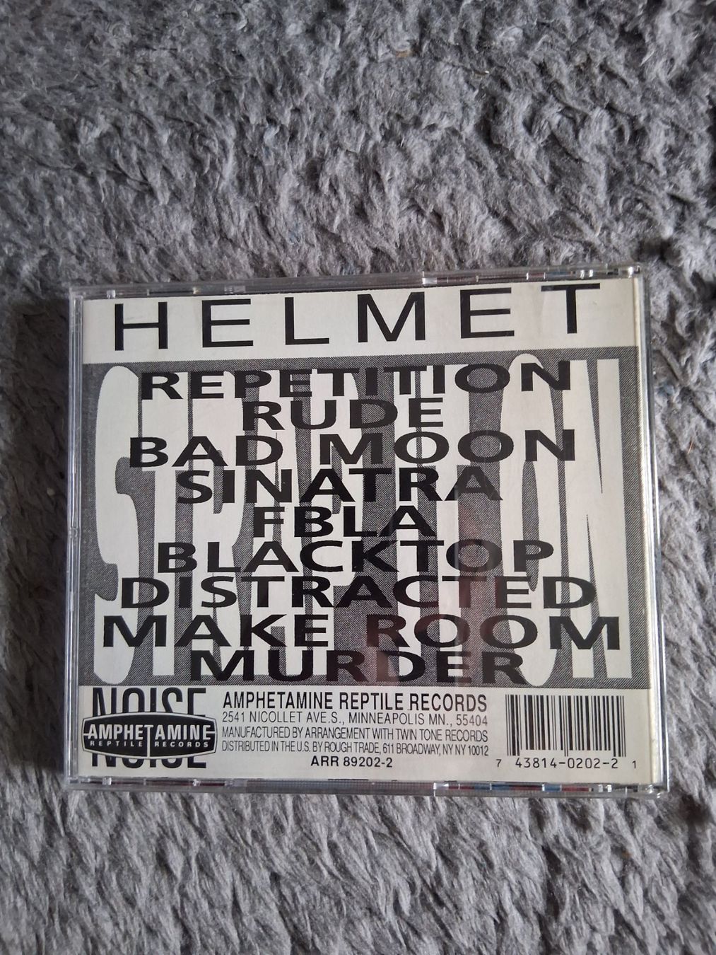 CD: HELMET       STRAP IT ON     CD – Usato da Wetzikon ZH venduto da Ramones01 1