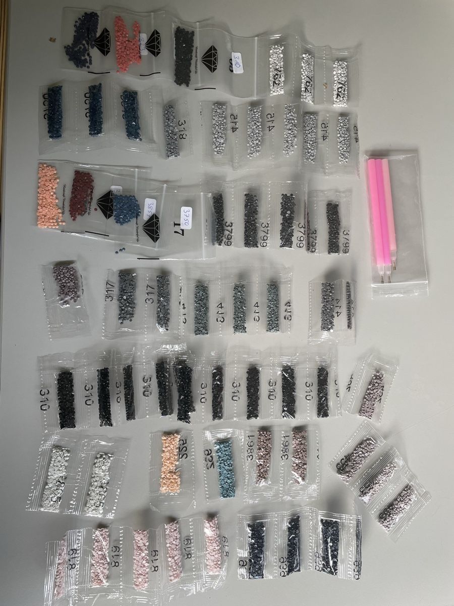 Kit bricolage: Diamant Painting Zubehör  – Usato da Mollis venduto da Romana1978