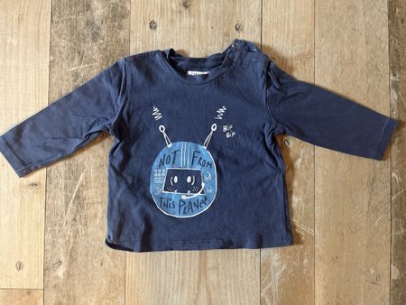 Süsse Langarmshirt "Not From This Planet", Gr. 68-80
