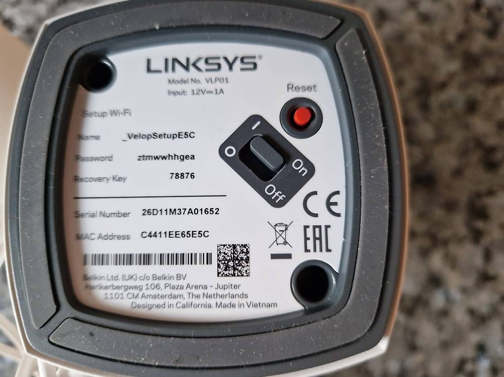 Modems & Routeurs: Linksys Velop Dual Band - 2er-Set – D'occasion à Basel par storchenricardo 1