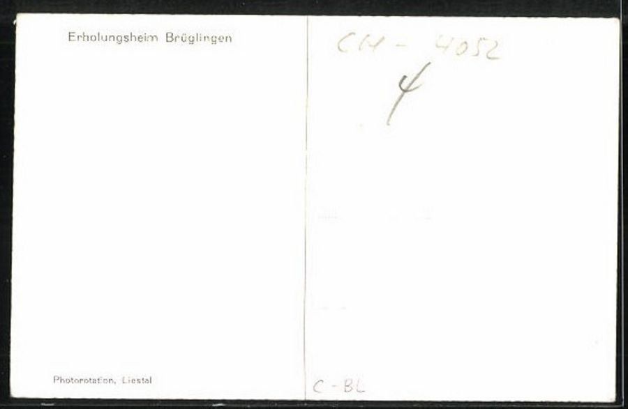 Cartoline postali: Brüglingen, Erholungsheim – Usato da Frauenfeld venduto da POML 1