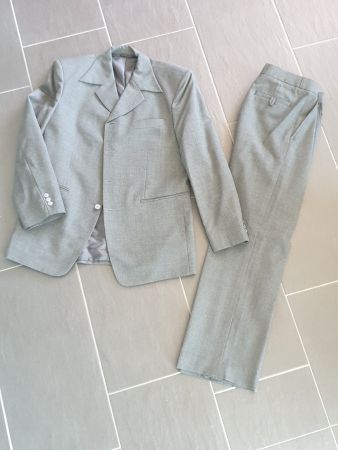 Anzug-  Hose und Veston (Anthrazit) Gr. 48