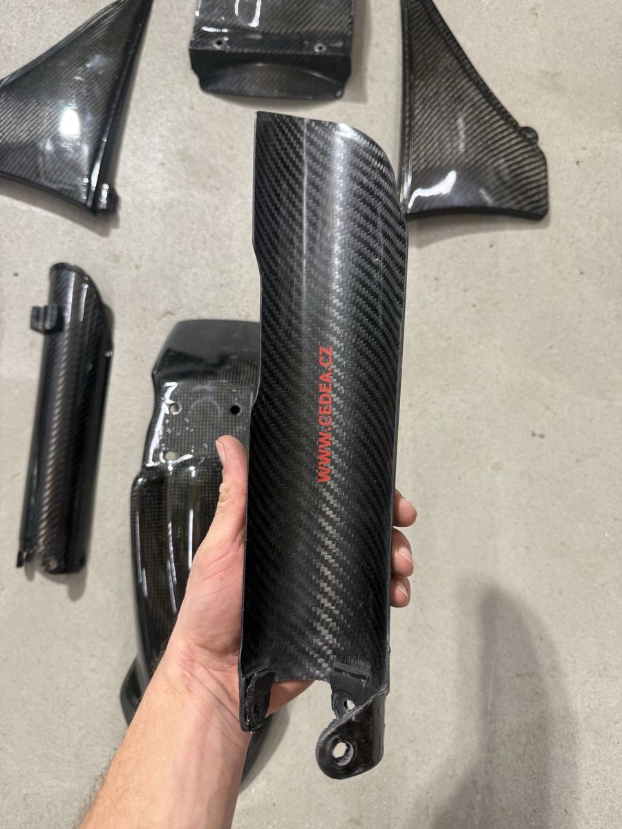 KTM Tutti i ricambio per moto: Carbon Verkleidung  KTM SMC – Usato da Erlinsbach SO venduto da n123h 3