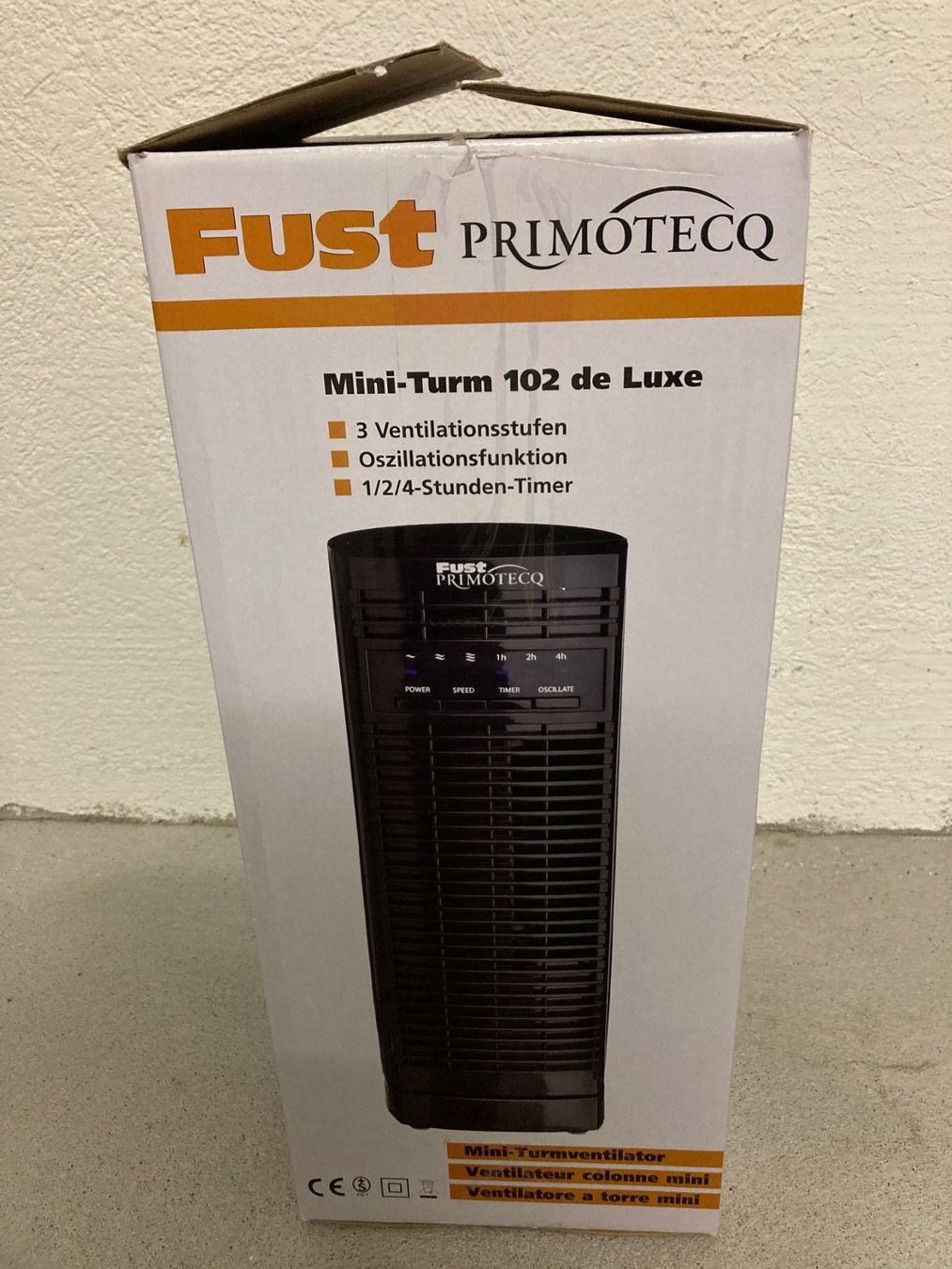 Primotecq Ventilatoren: Ventilator Primotecq Mini Turm 102 DeLuxe – Neu (gemäss Beschreibung) aus Dielsdorf von Chantal1988 1