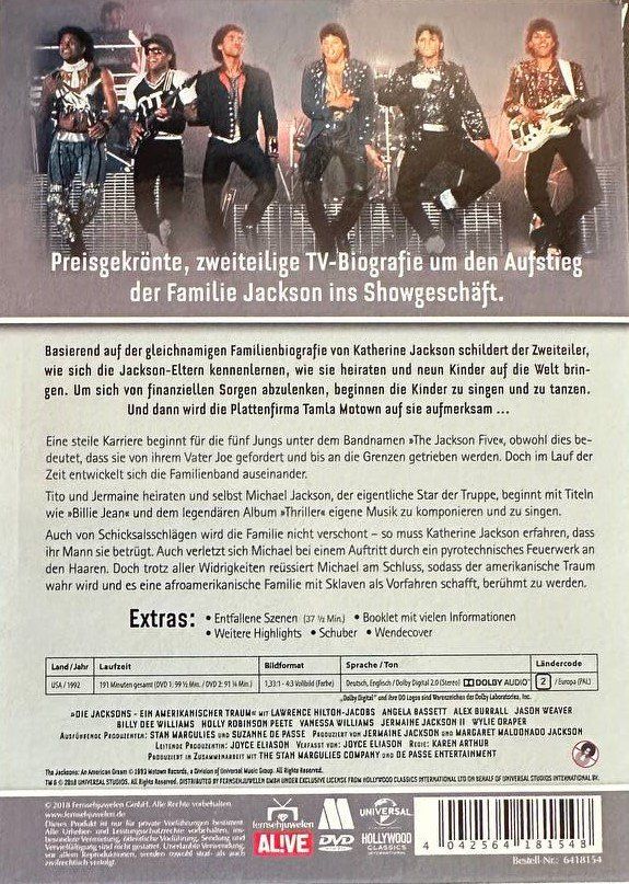 Tutti i DVDs: Die Jacksons - Komplette Miniserie (2 DVDs) – Usato da Beringen venduto da Mantafisch1 1