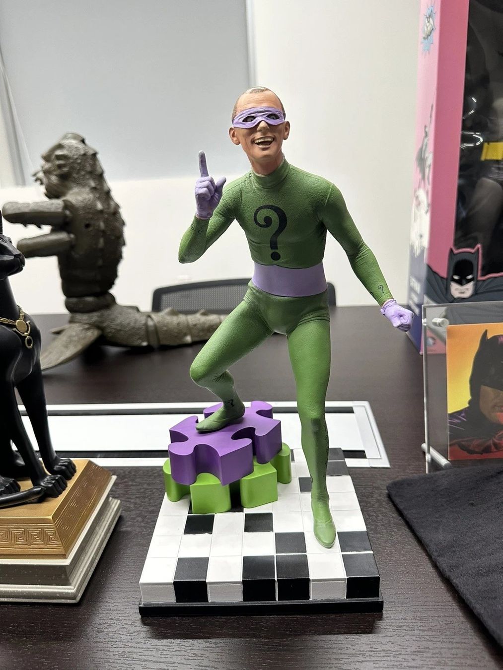 Statuette: Tweeterhead Riddler Maquette Statue 1966 Batman Classic TV – Usato da Oberentfelden venduto da FiguresAndGamesPlace