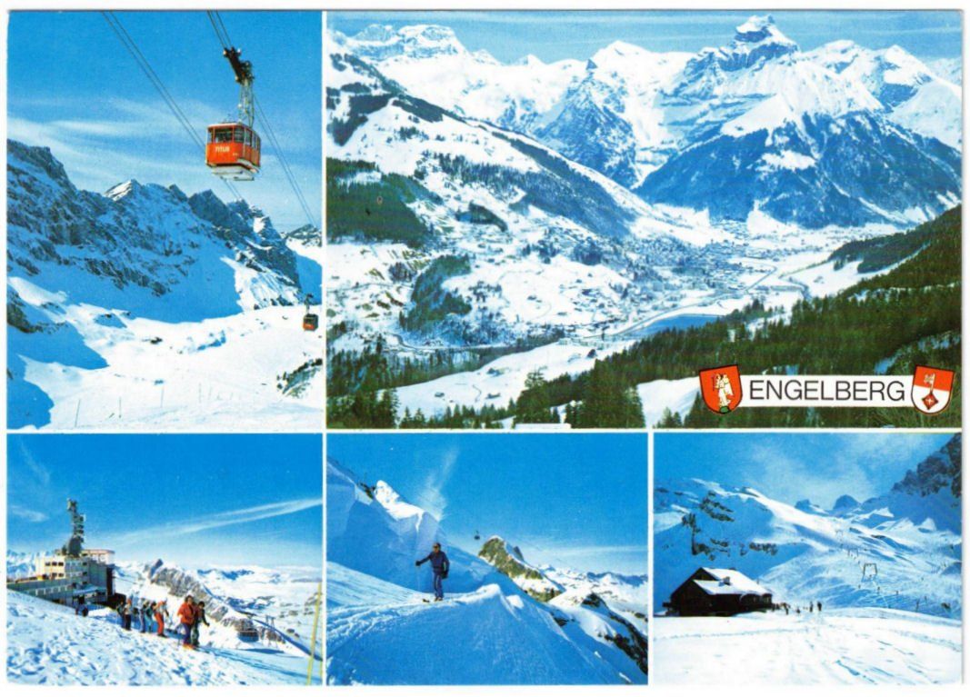 Ansichtskarten: Engelberg - 5 Bild AK – Gebraucht aus Binningen von Mountainrider