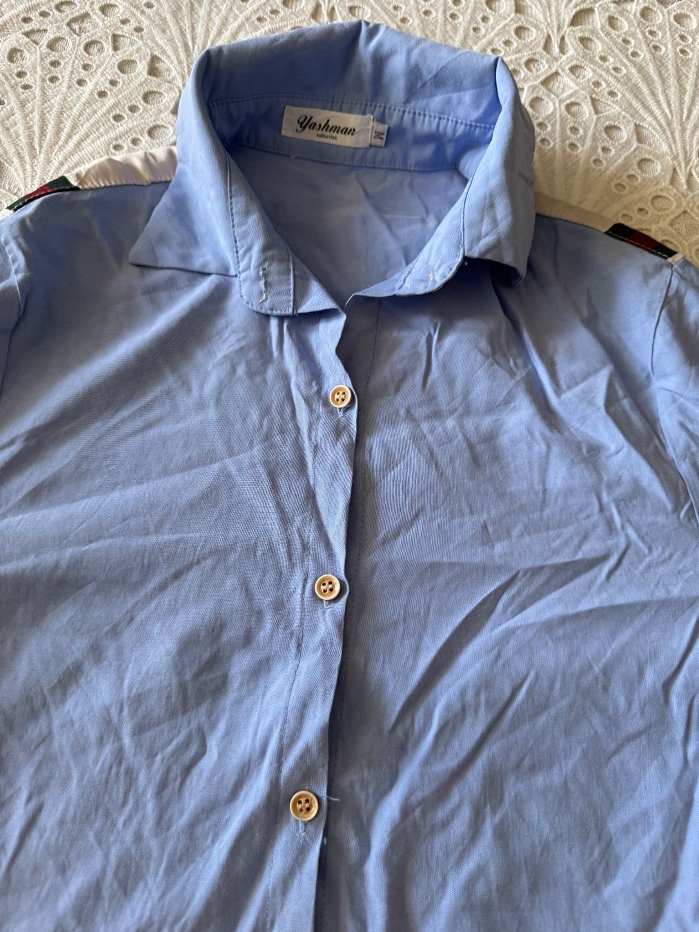 Camicette: Damen Bluse mit Blumenmuster-Einsatz Gr S neuwertig – Usato da Frenkendorf venduto da Style365 7