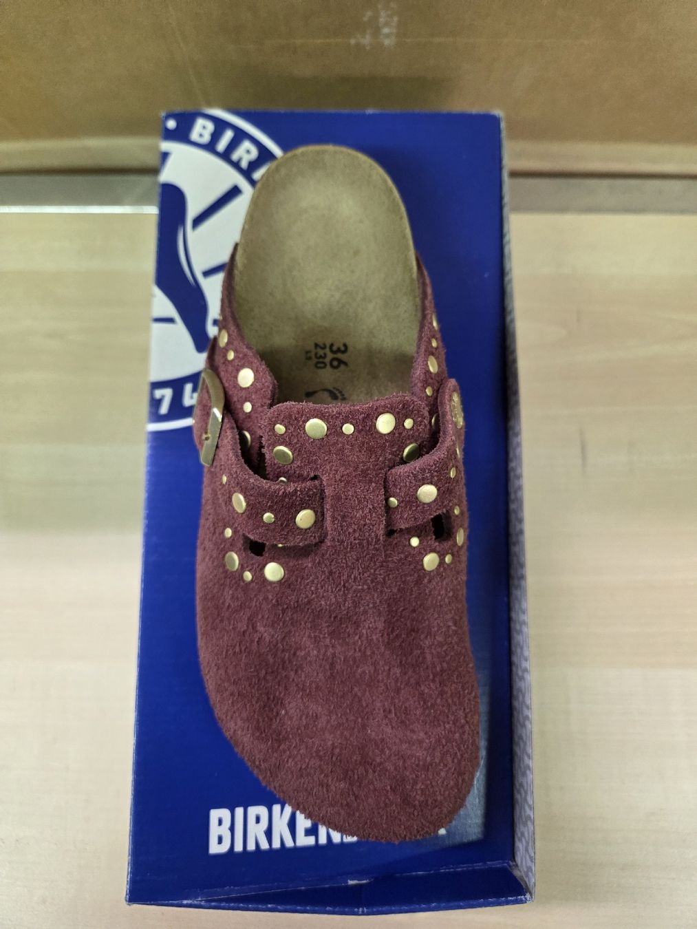 Birkenstock Chaussures femmes: Boston Rivet Border Zinfandel – Neuf avec emballage d'origine à Maroggia par MarDoni 1