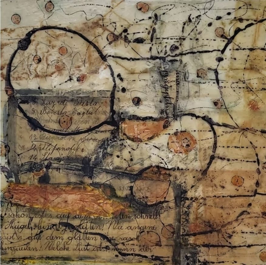 Foto & Immagini: Encaustic Bild, Brauntöne Lettering – Nuovo (secondo la descrizione) da Meggen venduto da car_rxl6