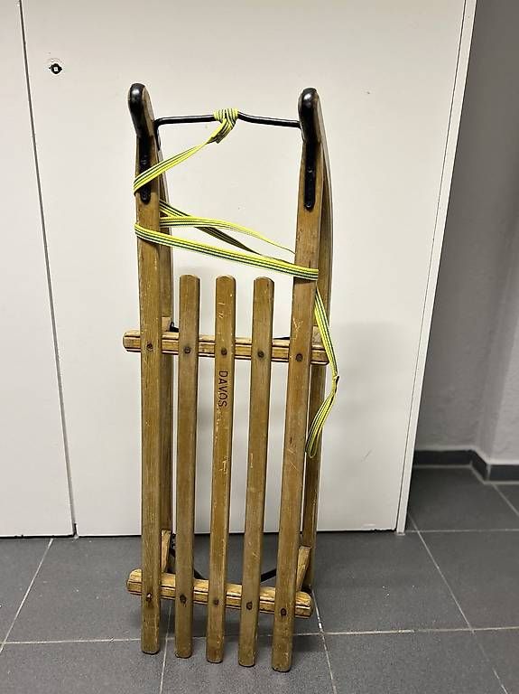 Slitta: Davoser Schlitten 2er  Vintage Original Holz – Usato da Zürich venduto da bur_fng8 1