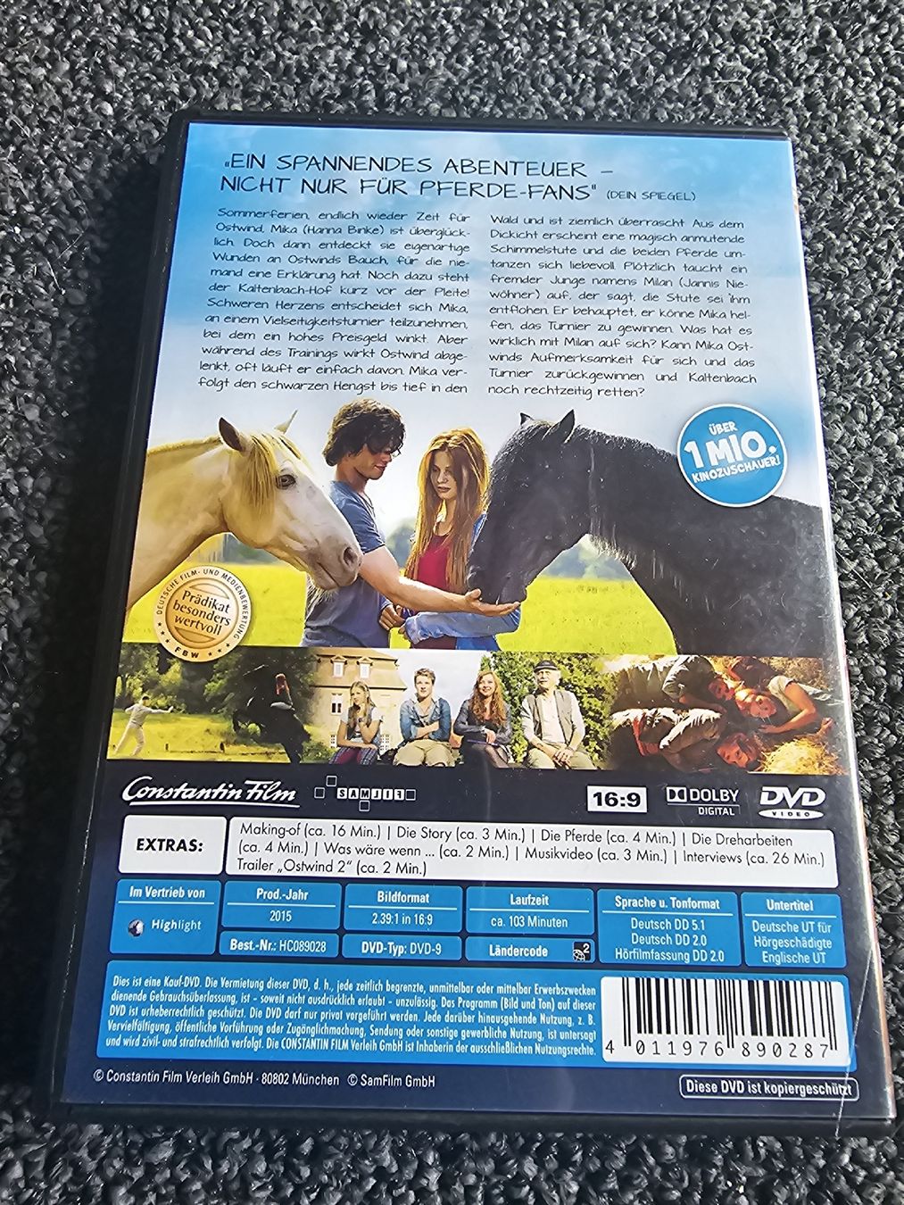 Tutti i DVDs: DVD Ostwind 2(22416) – Usato da Ruswil venduto da jan_bxl5 1