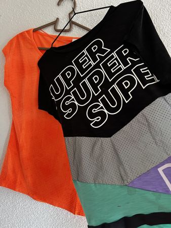 Adidas /superdy set of Sporty tshirts size S