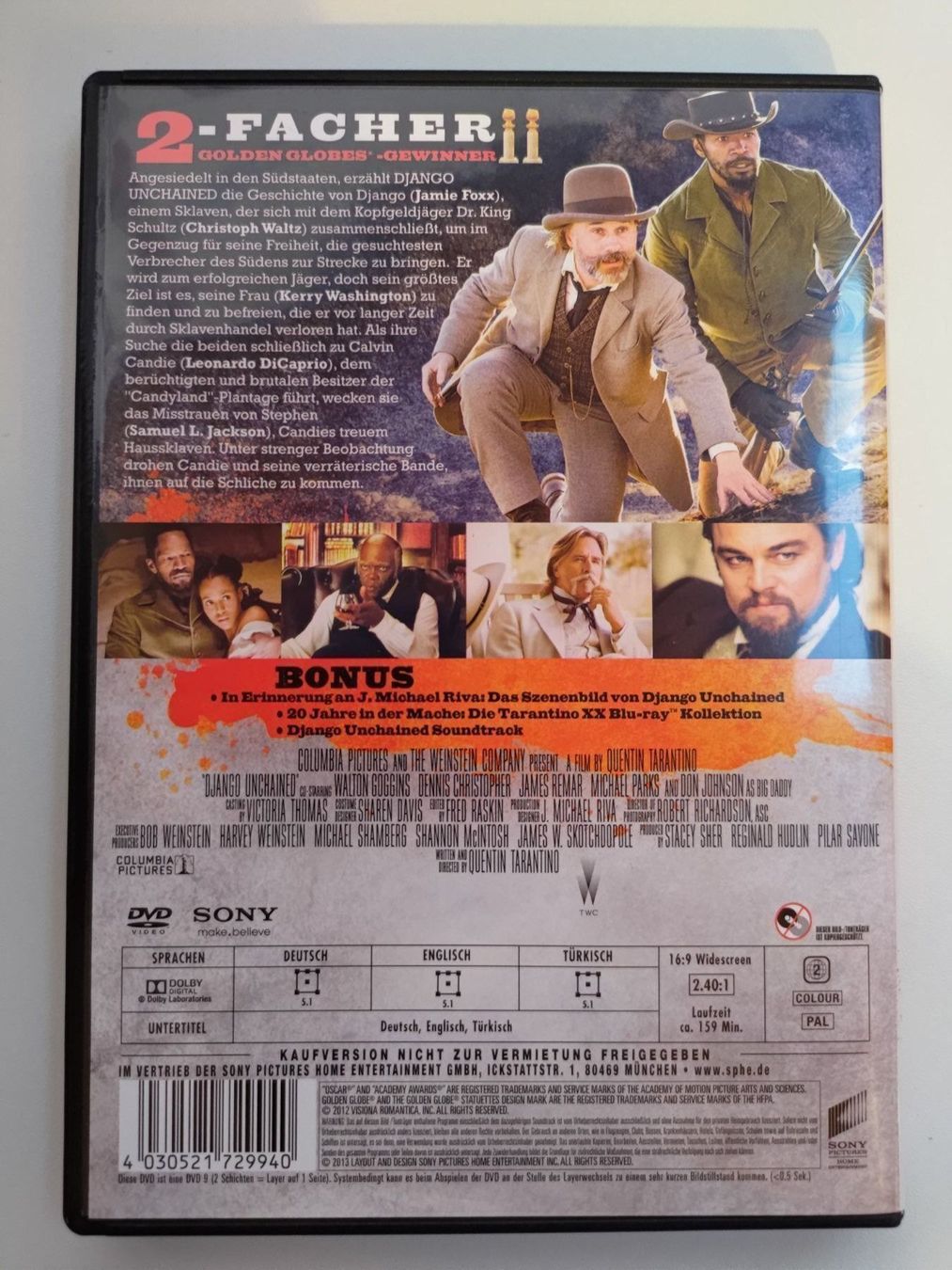 Tutti i DVDs: Django Unchained – Usato da Liestal venduto da Kratzilla 2