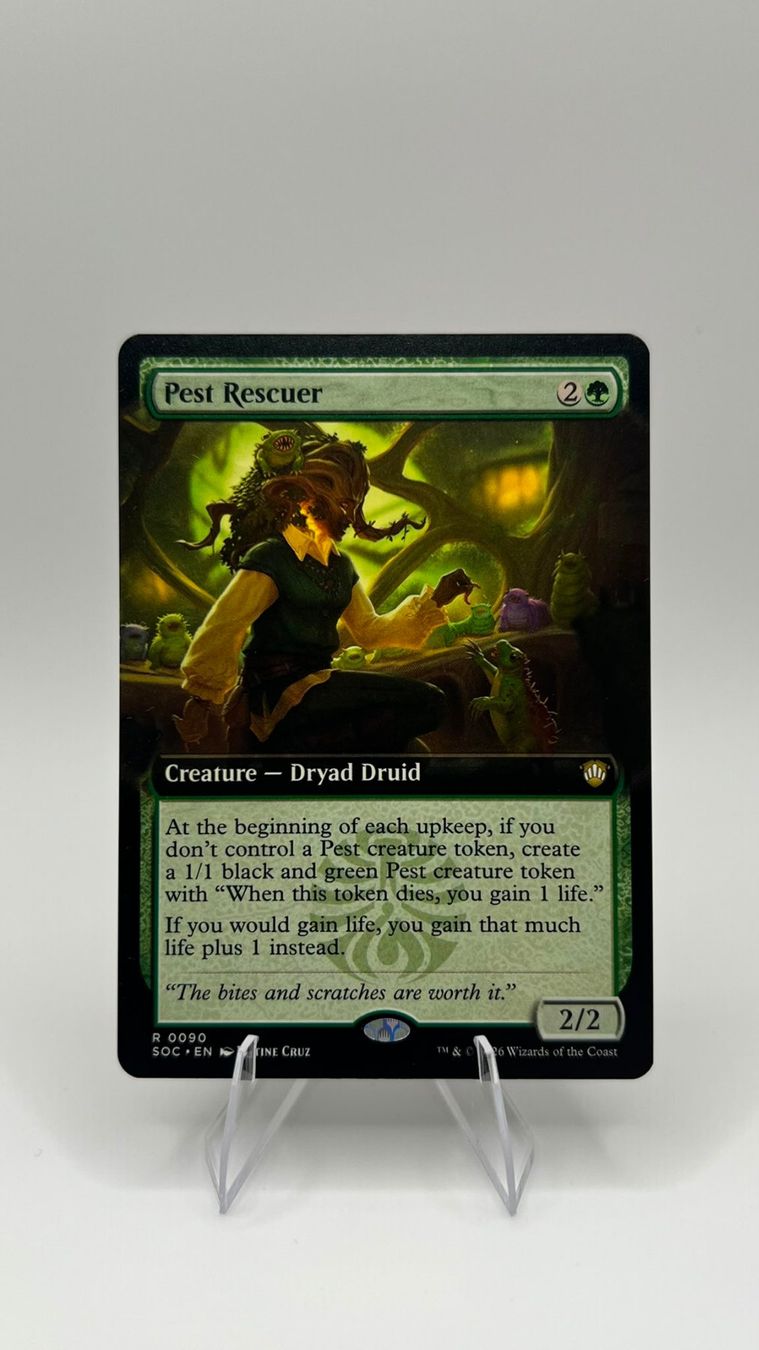Magic The Gathering Carte collezionabili: Pest Rescuer Extended – Nuovo (secondo la descrizione) da Wilen b. Wollerau venduto da GarruksShop