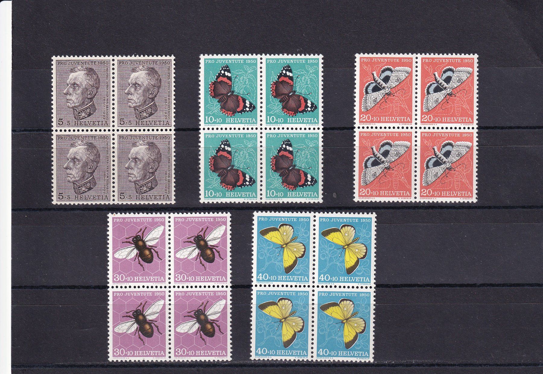 Tous les timbres: Pro Juventute – Neuf (Voir description) à Birsfelden par chr_yq2g