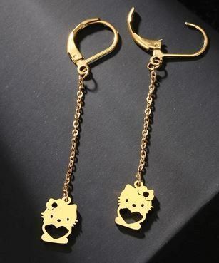 Ohrringe & -stecker: Hello Kitty: 1 paire boucles d'oreille – Neu und originalverpackt aus Lutry von kylab7