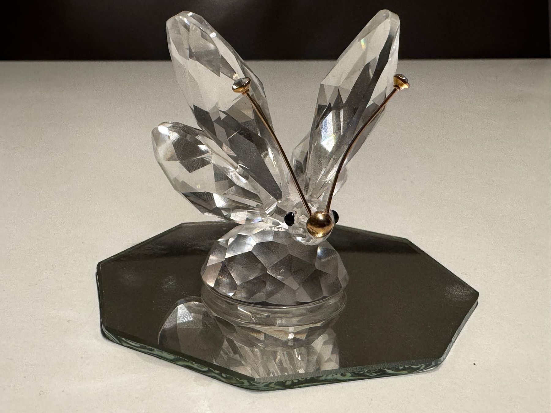 Swarovski Statuette: Swarovski Schmetterling – Usato da Egg b. Zürich venduto da Brocki_Insel_Egg
