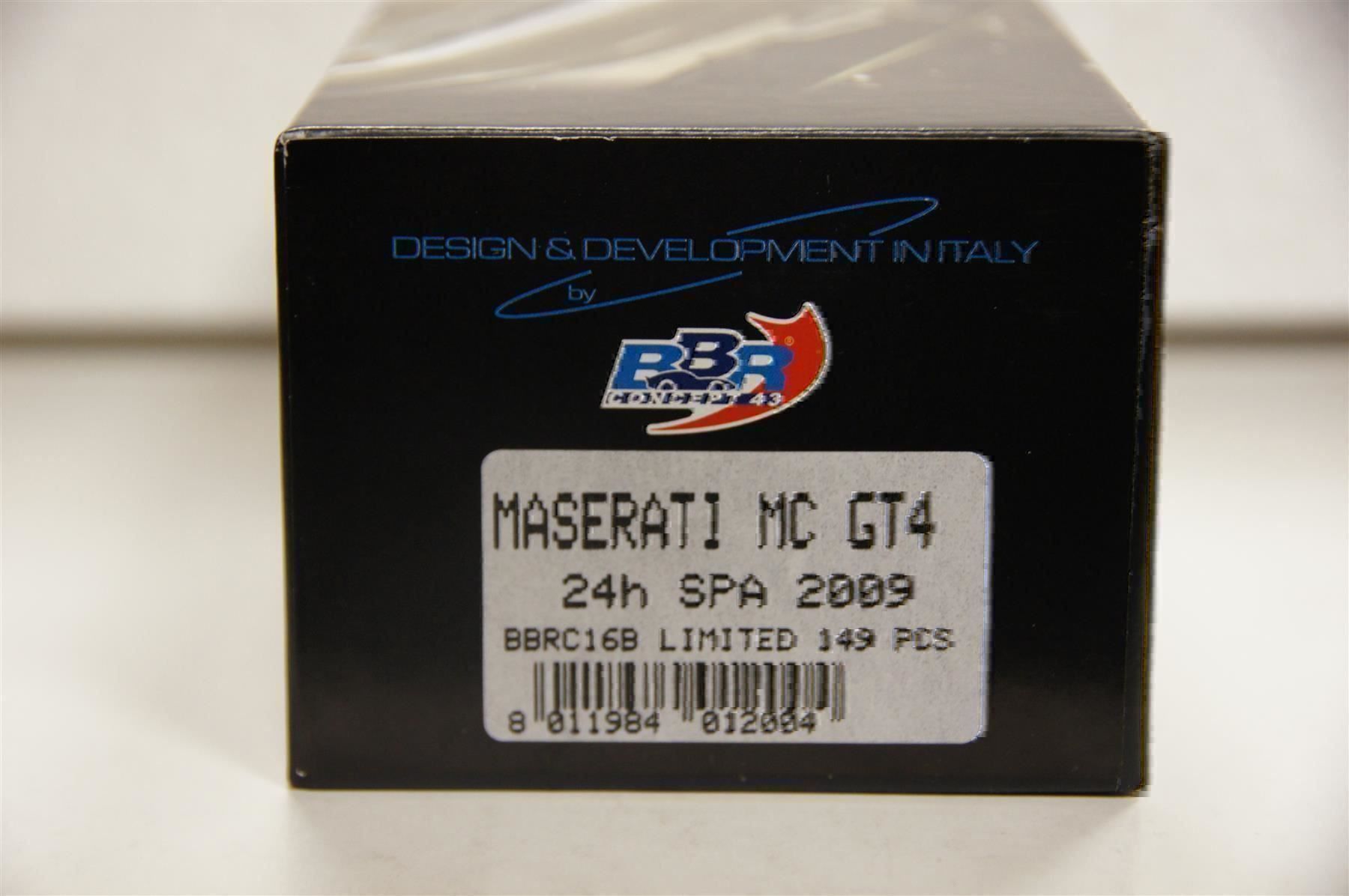 Modellini d'auto: 1/43 Maserati MC GT4 24h SPA – Nuovo e nell'imballaggio originale da Stein AR venduto da Krabbe2 3
