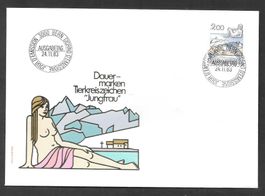 FDC 689 Jungfrau ET Bern 24.11.1983 schön illustriert