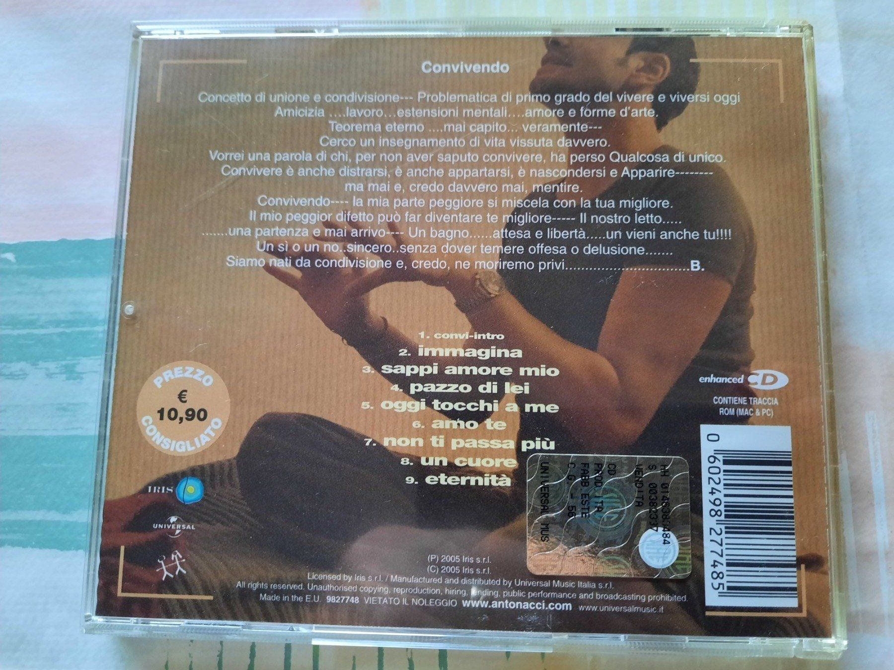 CD: CD Biagio Antonacci - Convivendo part 2 – Usato da Pully venduto da bro_n52j 1