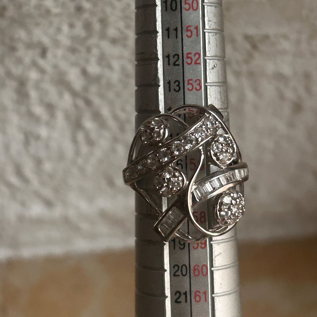 Ringe: WHITE Ring Zirkonia, WEDDING Grösse 57 – Gebraucht aus Laufen von Bellebellezza 6