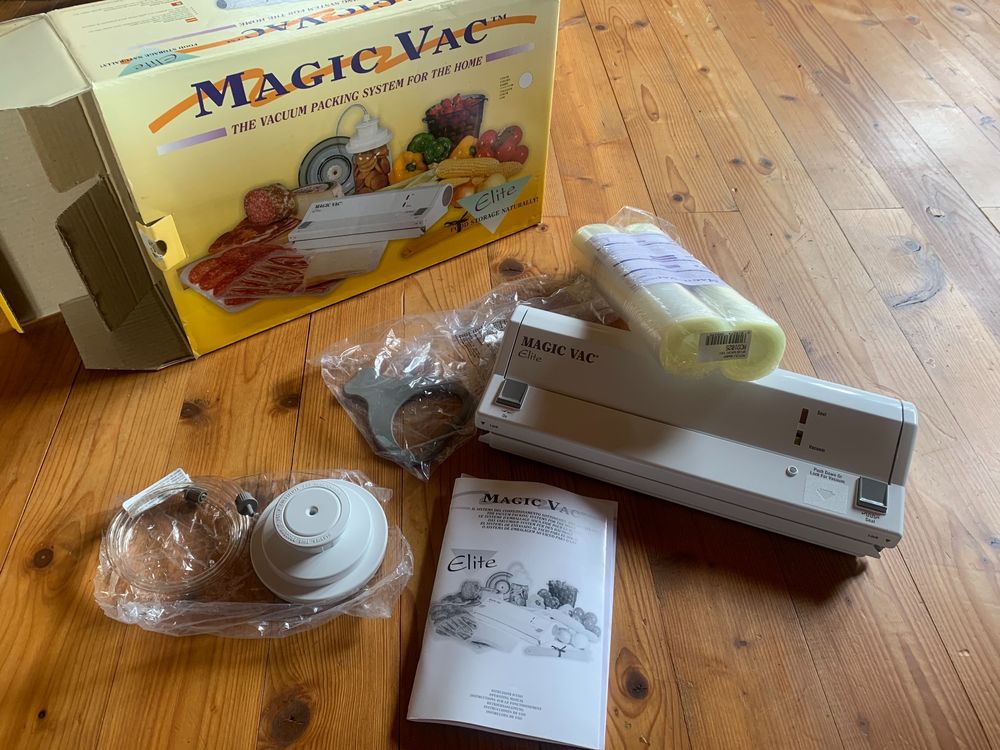 LEM MaxVac Vakuumiergerät Mit Rollen – 35,6 X 50,8 Cm, Selbst Beutellänge Wählen, Für Fleisch & Lebensmittel