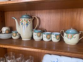 Antike Porzellan Japan , Service Mocca Kaffee Tasse