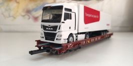 Fleischmann HO mit MAN Lamprecht Transport LKW