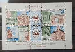 EXPOSICIÓN FILATELICA DE AMERICA Y EUROPA–MADRID, 3-12.10.80