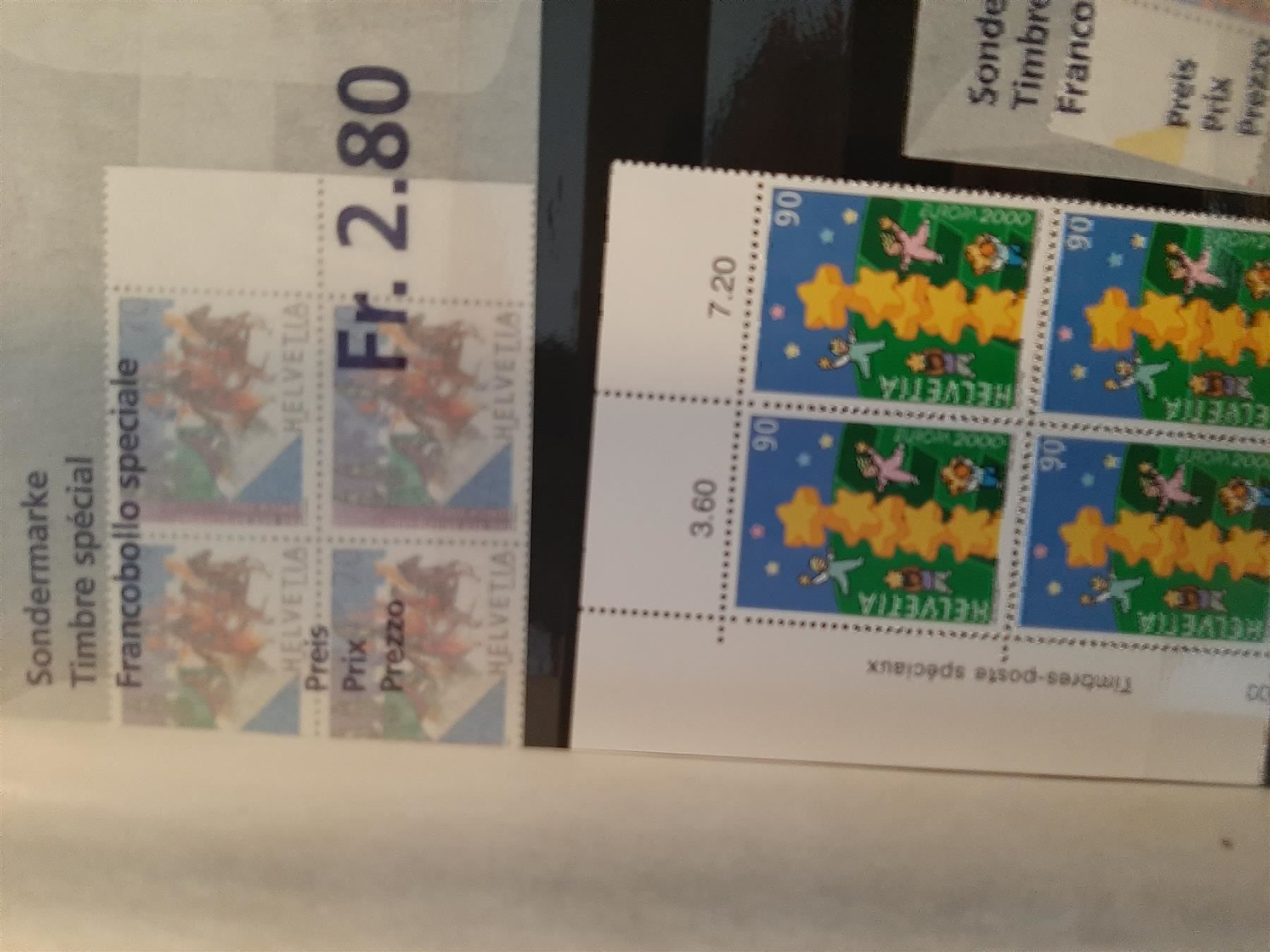 Tous les timbres: 2000 Diverse Briefmarken  Postfrisch – Neuf (Voir description) à Affoltern am Albis par Andrezc 2
