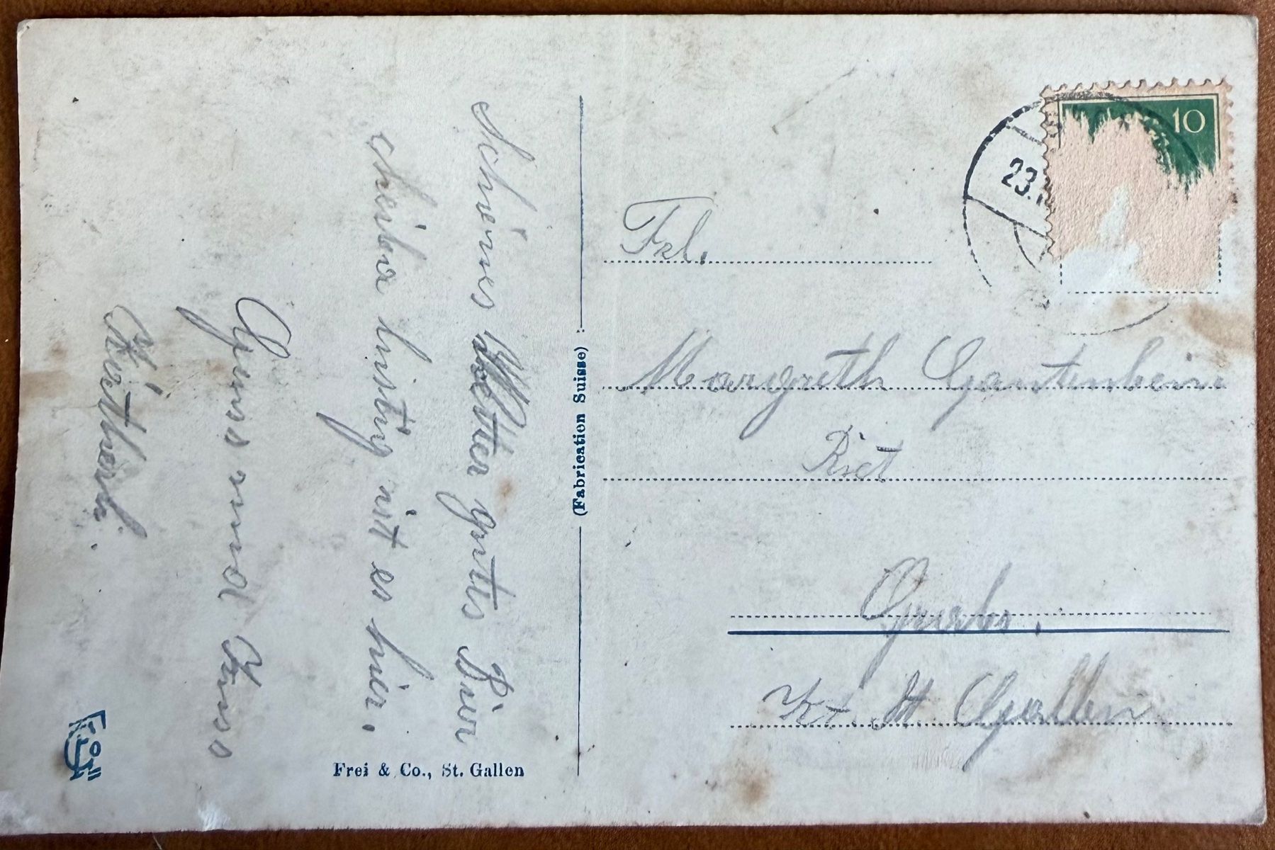 Cartoline postali: Speicher - Gegen Yoegelinsegg - 1920 – Usato da Lutry venduto da Ediego 1