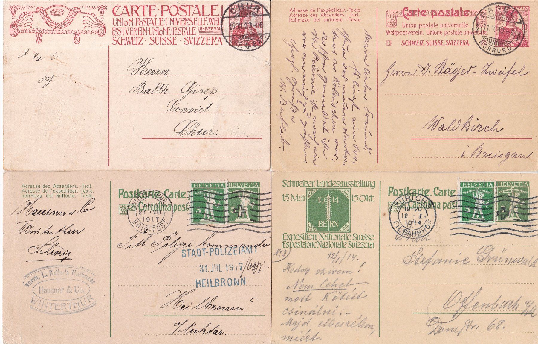 Tous les timbres: 30 Stk. Alte CH Briefe, Postkarten, PJ etc. – D'occasion à Münchwilen AG par Nesar 4