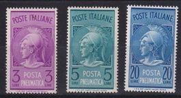 Italien, Rohrpost, Mi 738,739 + 1204*,  KW € 5.00