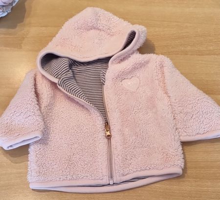 Baby Fleecejacke Rosa Grösse 62 